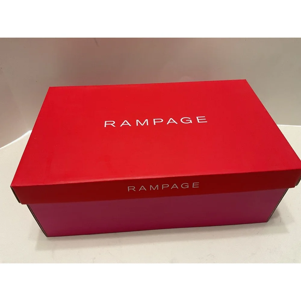 Rampage Gisela Gold Metallic Braided Lace Up Fashion Sneakers Womens Size 7 NEW